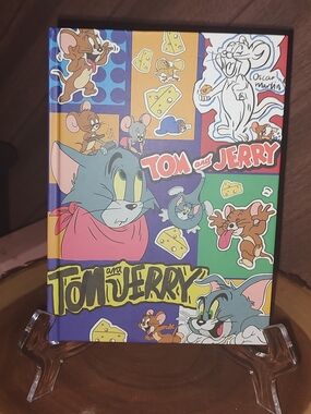 Tom and Jerry Graphic Hardcover Notebook - Colorful Cartoon Cover